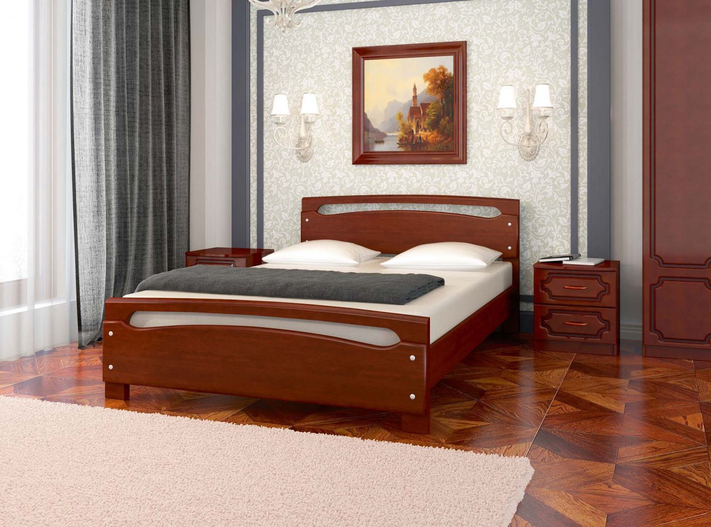 Кровать Камелия-2 1400 Браво Мебель