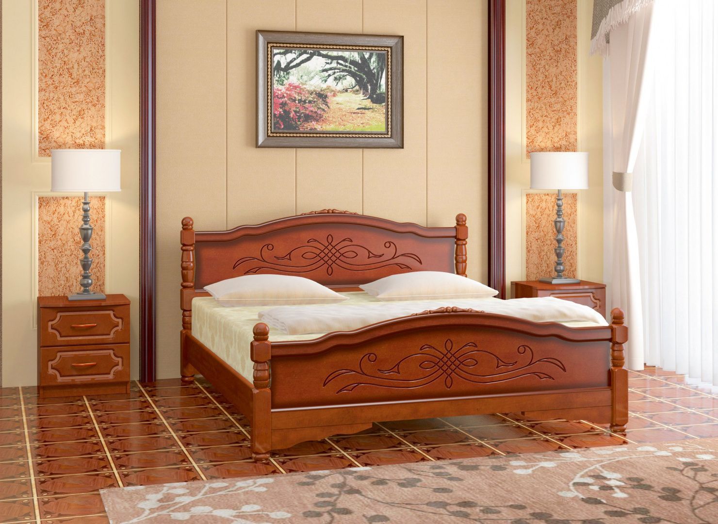 Кровать Карина-12 1200 Браво Мебель