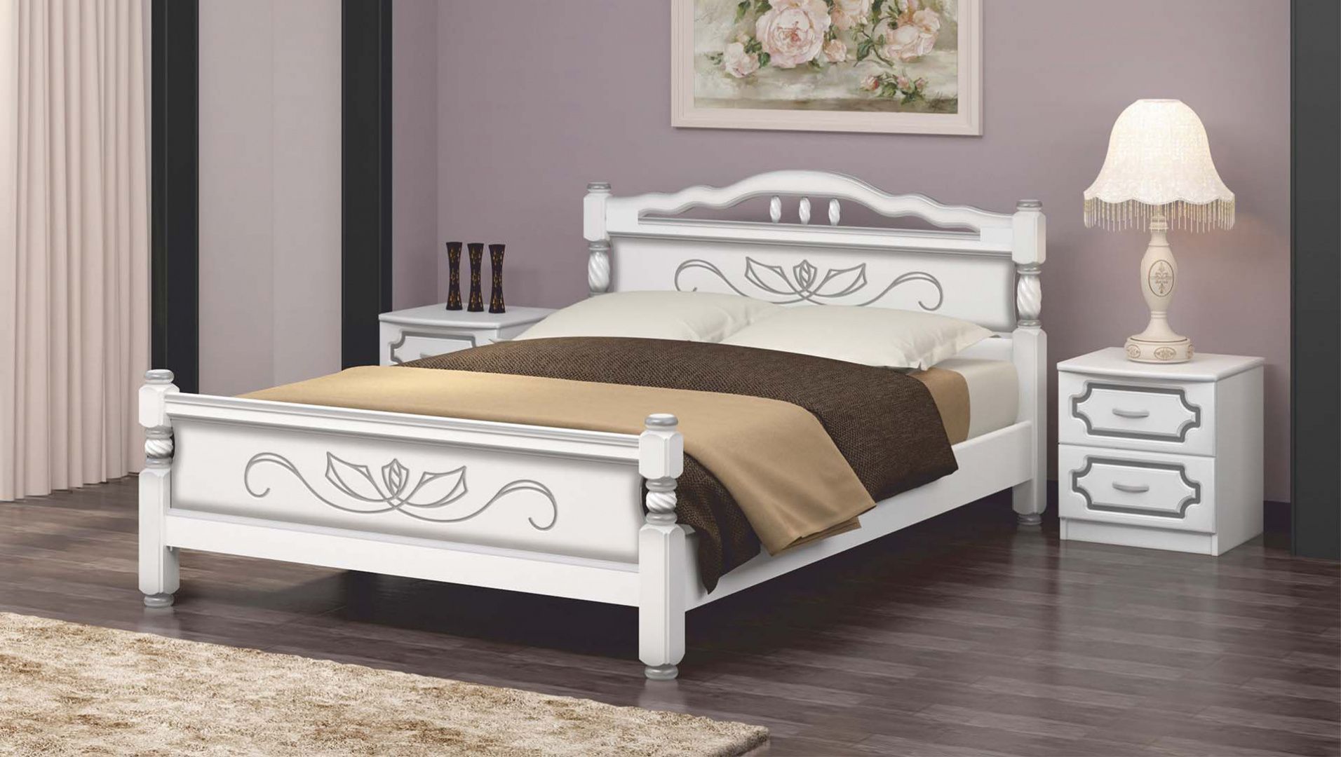 Кровать Карина-5 900 Браво Мебель