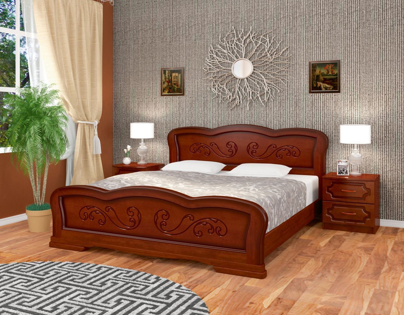 Кровать Карина-8 1200 Браво Мебель