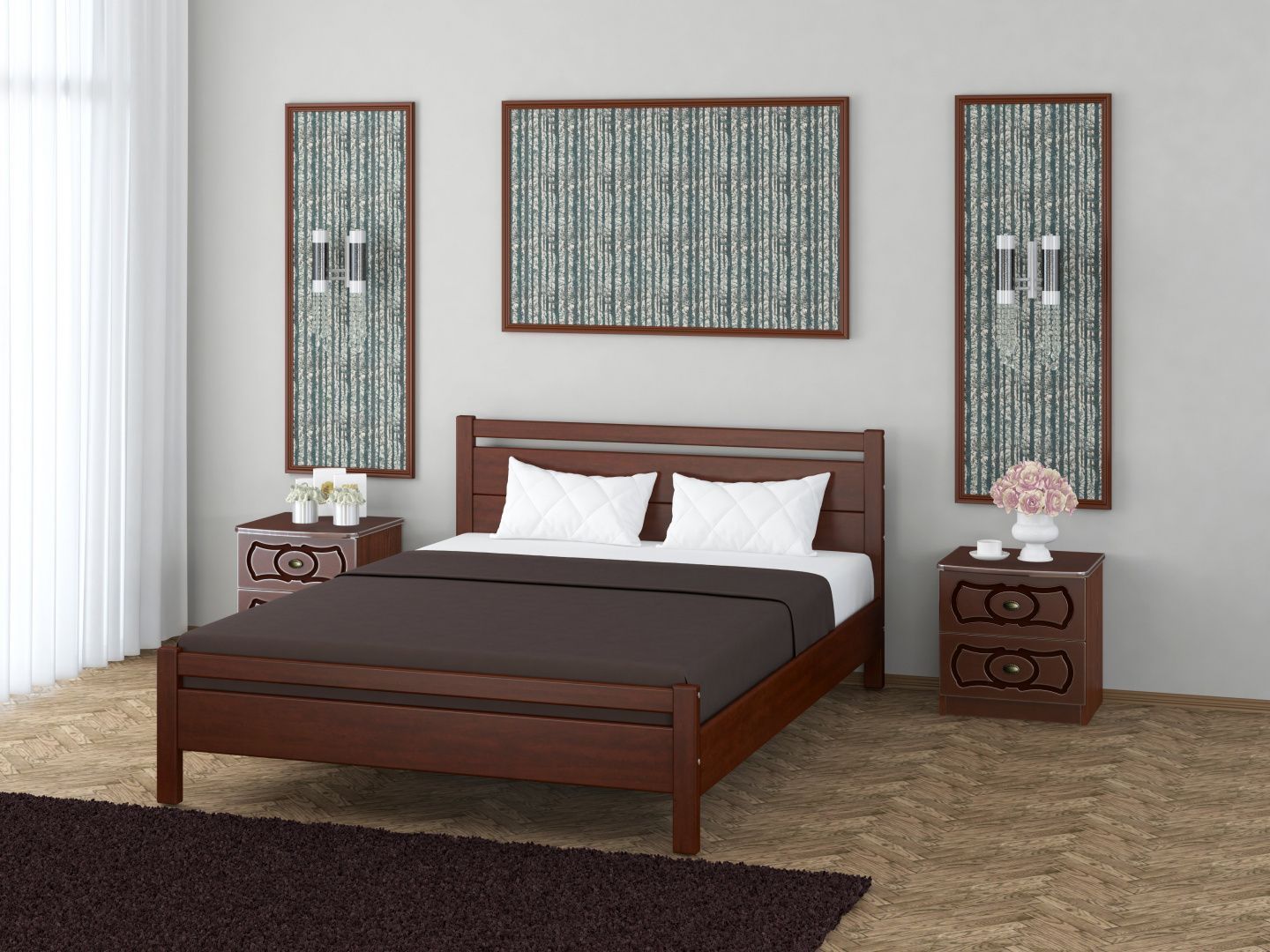 Кровать Вероника-1 900 Браво мебель 