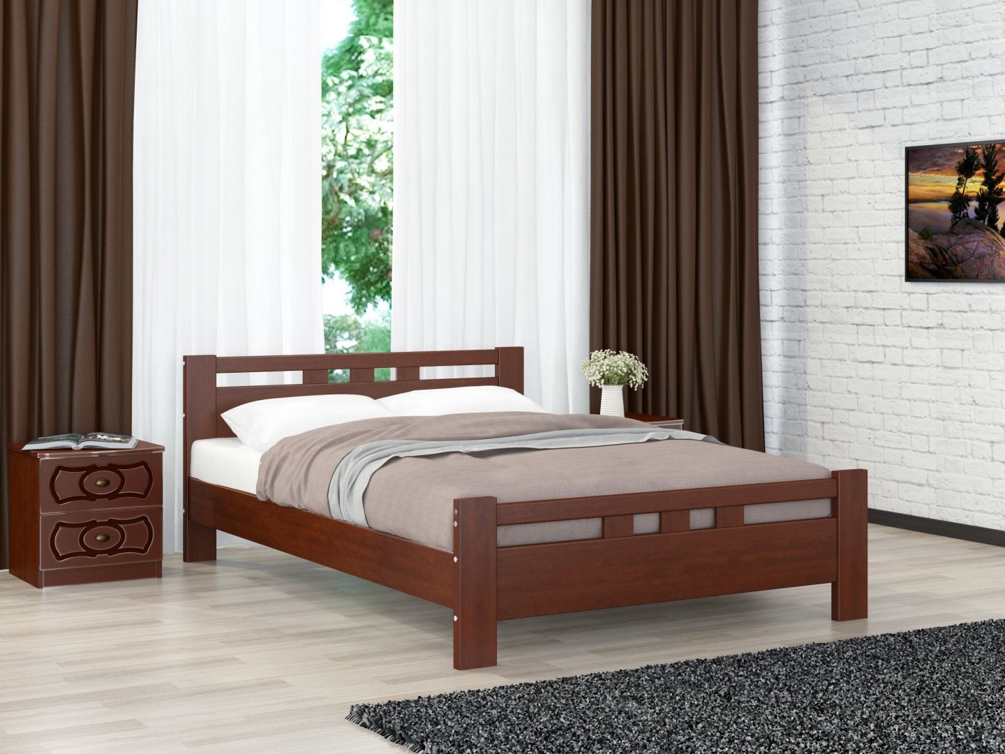 Кровать Вероника-2 1400 Браво мебель 