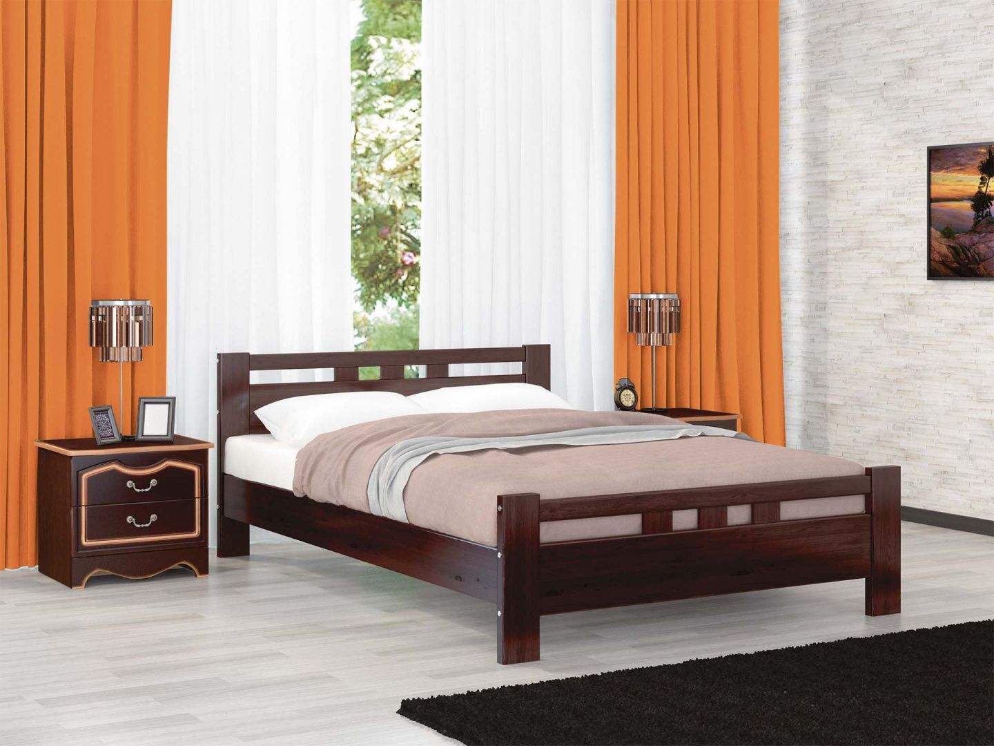 Кровать Вероника-2 1200 Браво мебель 
