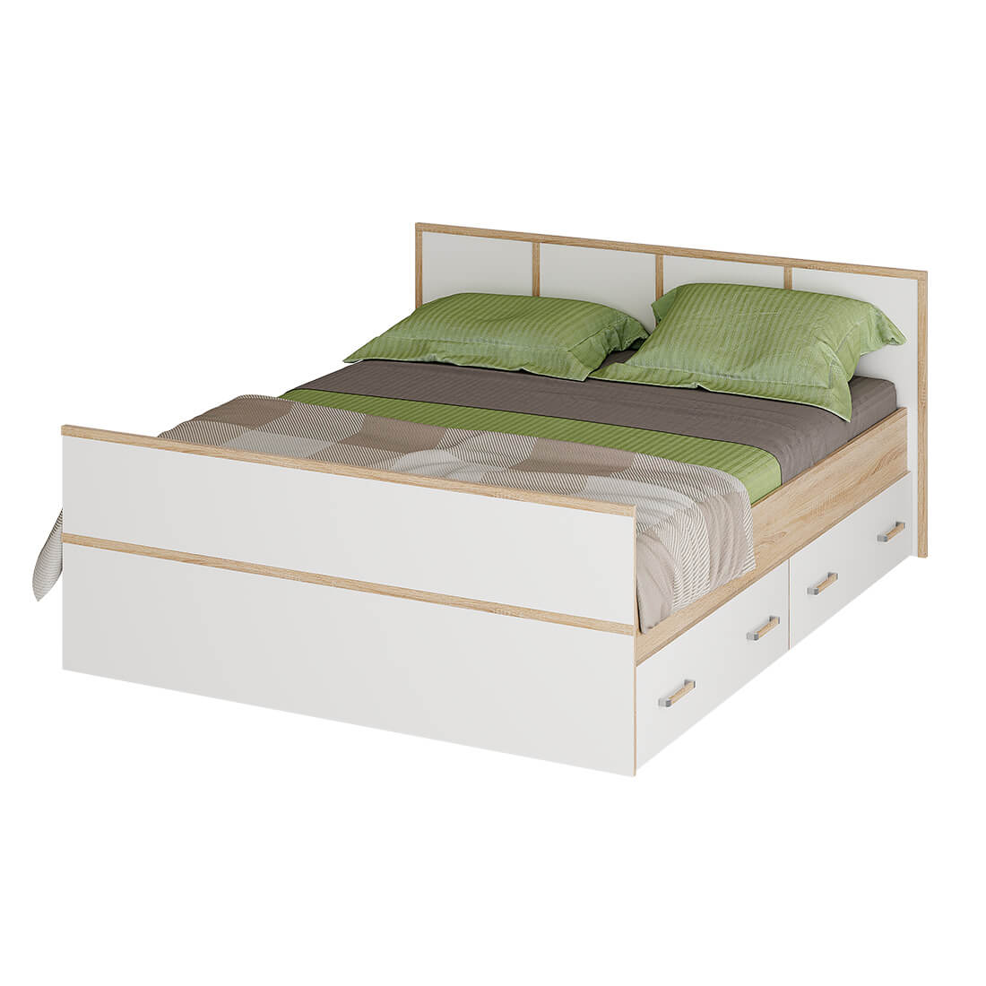 Кровать с матрасом 1600 Сакура БТС