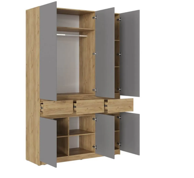 Шкаф 3.3 Регина 1352*503*2200 ЛДСП Эста