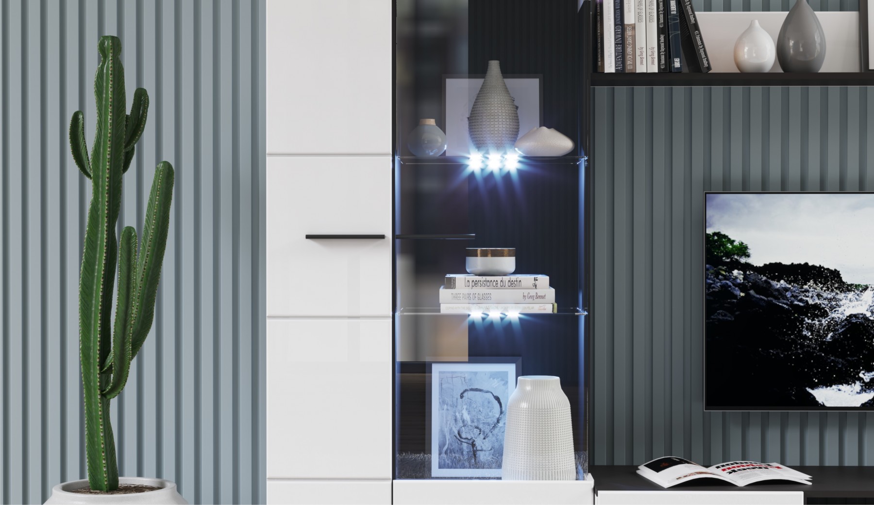 Светильник мебельный подсветки полок Невада 2кл Империал