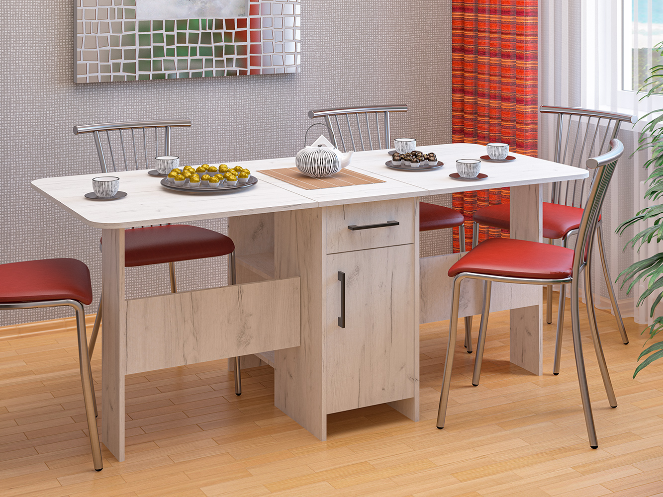 Стол-книжка СТ 2 Пирамида 1800*800*750