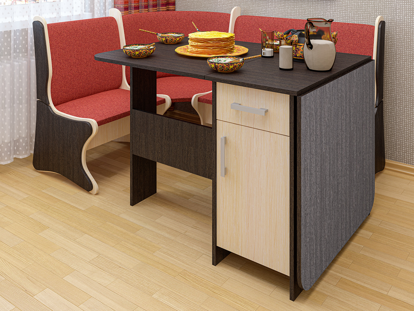 Стол-книжка СТ 2 Пирамида 1800*800*750