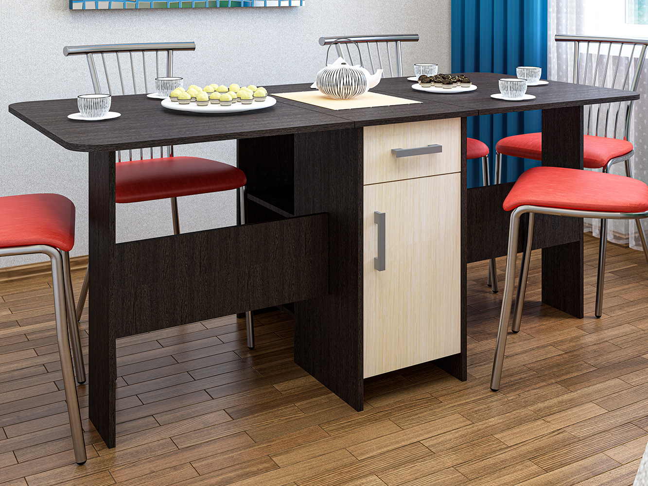 Стол-книжка СТ 2 Пирамида 1800*800*750